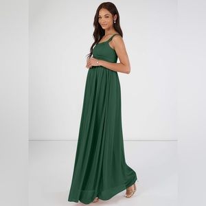 New Size 8 Dark Green Azazie Dress - Maternity or Bridesmaid